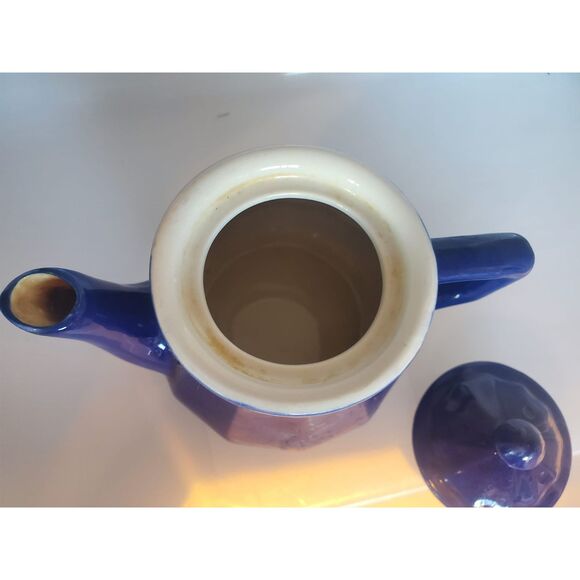 Shenango New Castle China Tea Pot with Lid #146 Blue - Picture 2 of 4